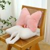 Однотонная подушка-бант, подушка для дивана, подушка для стула, подушка для автомобиля, подушка для головы, девочка, сердце, подарок на День святого Валентина, обмен подарками