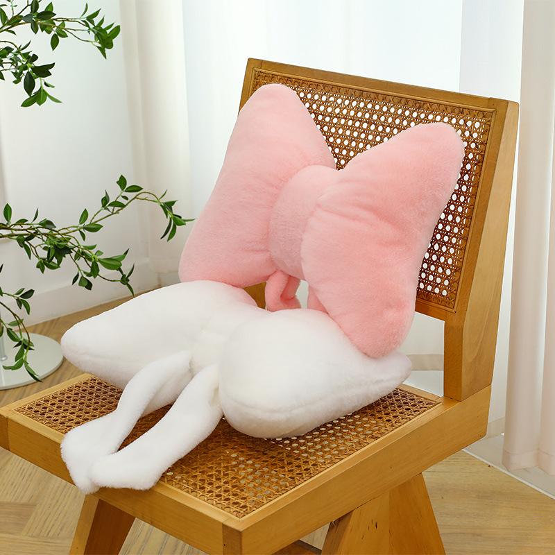 Однотонная подушка-бант, подушка для дивана, подушка для стула, подушка для автомобиля, подушка для головы, девочка, сердце, подарок на День святого Валентина, обмен подарками