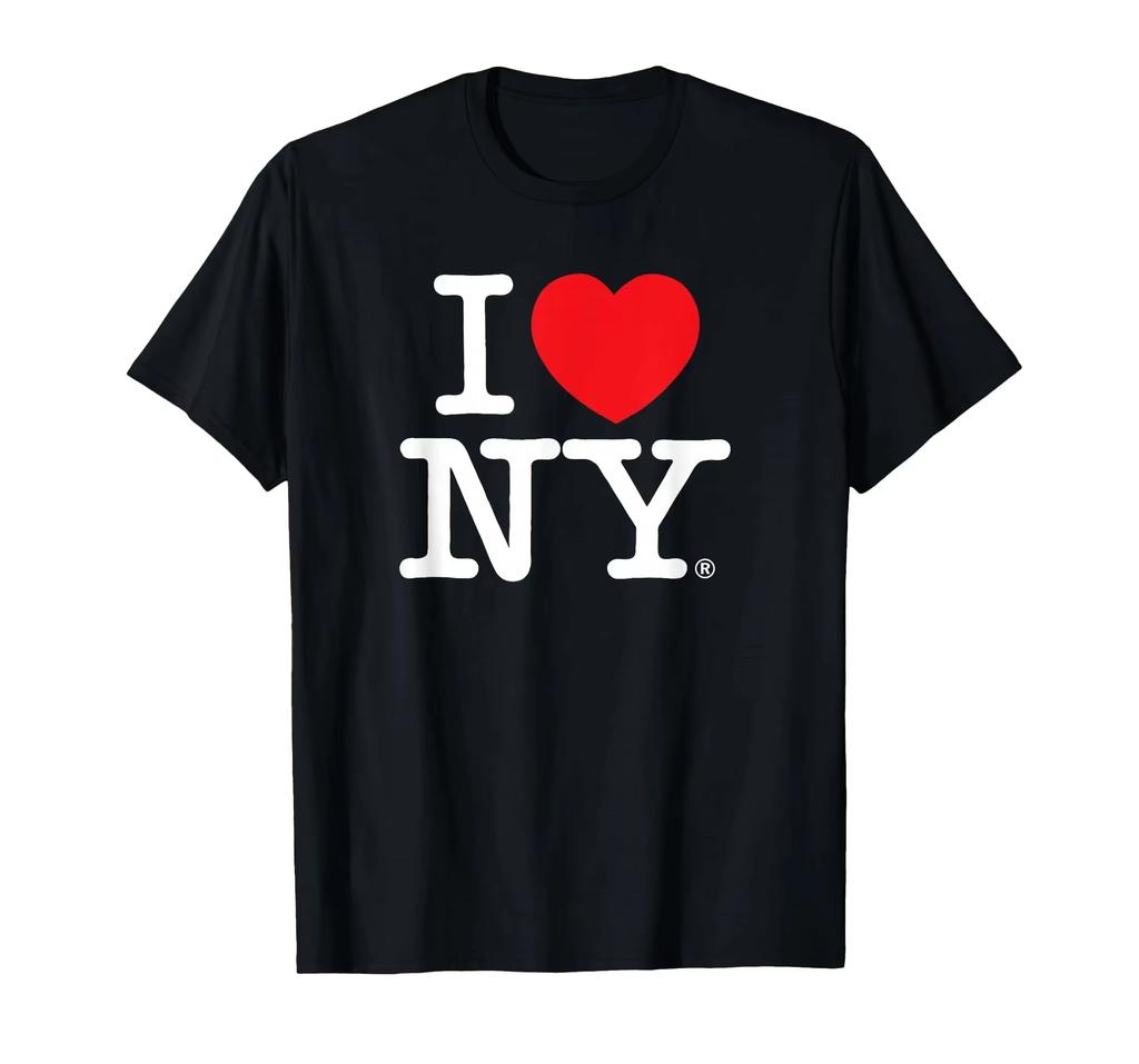 I LOVE NY Classic Logo Gift for Unisex and Women cottonHot sale Unisex shirt Summer New Fashion Oversized neck Unisex Tshirt