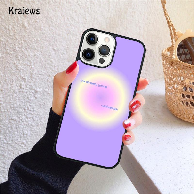 minimalist pastel goodvibes heart neon Soft Phone Case For IPhone 18 17 Air 16 15 14 Max Plus 11 12 13 Pro Max Phone Fundas