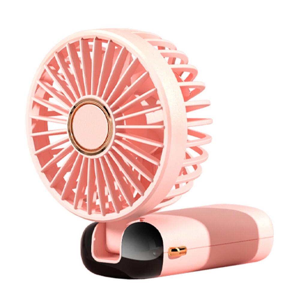 Rechargeable Handheld Fan 5 Speeds, Foldable, 90 Rotate, 190g