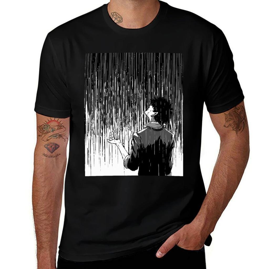 Rain Tshirt Plus Size Gym Sports Tshirt
