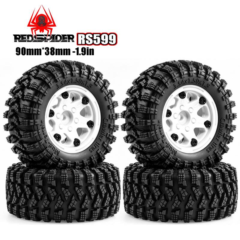 Off-Road Remote Control Car with 90mm Voodoo Tires & 1.9 Six-Spoke Plastic Wheels