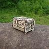 Сделай сам 3D Шкатулка с сокровищами Деревянная игра-головоломка Сборка Подарок Подарок Взрослый Строительный блок Шкатулка для драгоценностей