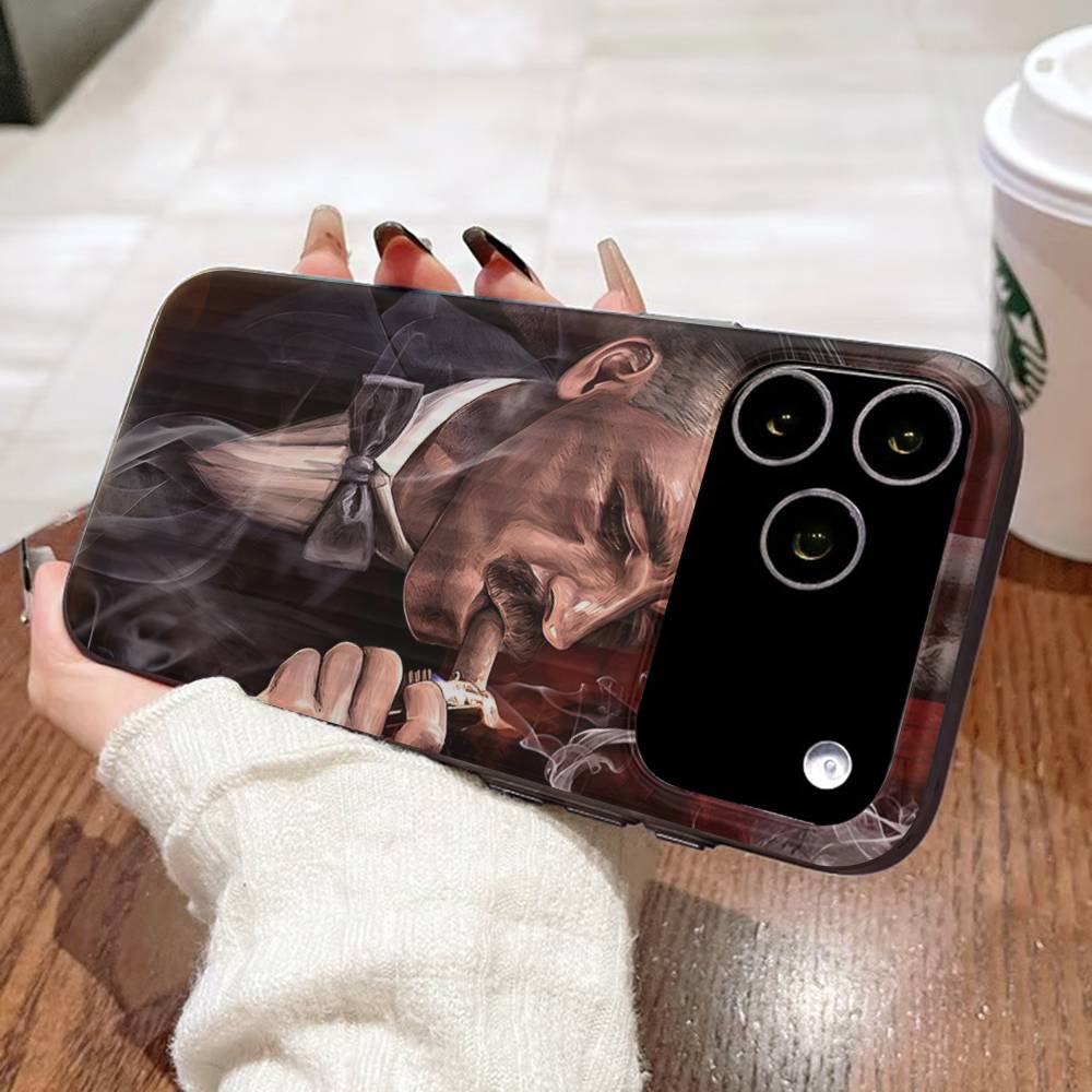 Чехол для телефона из фильма «Острые козырьки» (P-Peaky-S B-Blinders) для iPhone 17 16 15 11 12 13 14 Pro Max, мягкий гофрированный силиконовый чехол