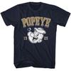 Спортивная футболка Popeye - Темно-синяя унисекс футболка