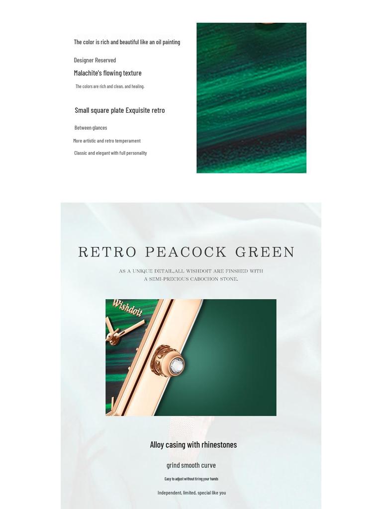 Женские швейцарские квадратные модные водонепроницаемые кварцевые часы