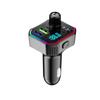 Автомобильный Bluetooth FM-передатчик Type C, быстрое зарядное устройство, громкая связь, музыкальный плеер, портативное аудиоустройство для транспортных средств, MP3-плеер