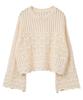 Music Skashi Knit Ivory [Earth & Ecology] Sweatshirt, Pullover, Women's,