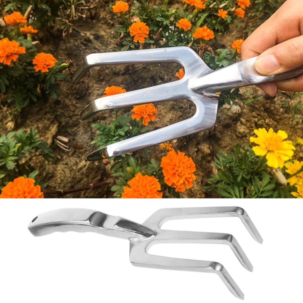 Ручной культиватор из алюминиевого цинкового сплава, многофункциональный набор садовых инструментов, садовые грабли, посадка цветов