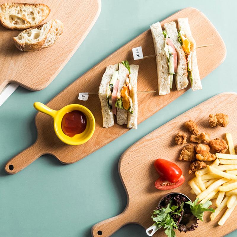 Разделочная доска для кухни Деревянная разделочная доска Доска для хлеба и сыра Деревянный поднос Разделочная доска для мяса Кухонные принадлежности
