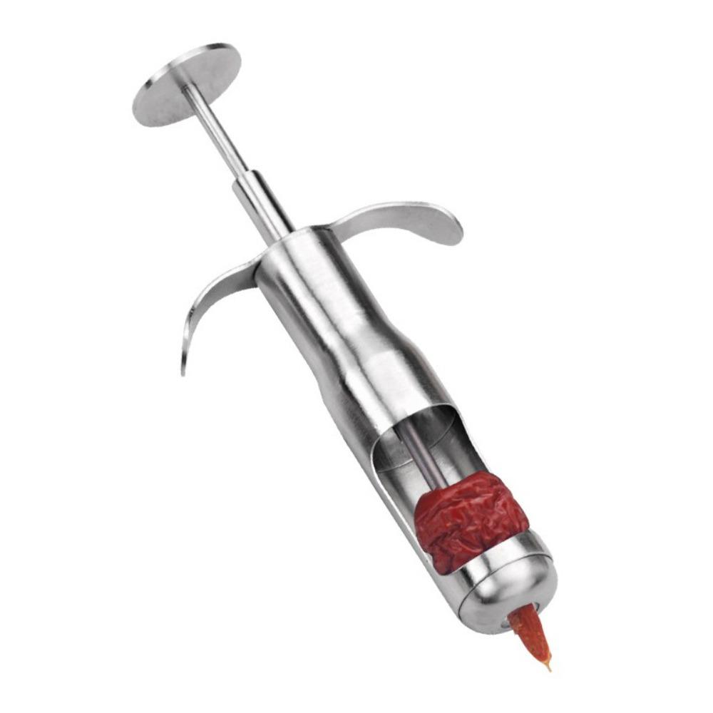 Инструмент для выдавливания Удалитель сердцевины фруктов Нержавеющая сталь Удалитель косточек вишни, оливок Удалитель косточек ююбы Удалитель косточек красных фиников