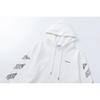 Off-White 2025 Autumn and Winter New Sketch Pattern Arrow Looped Hooded Sweatshirt for Men and Women