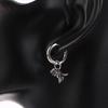 Панк Серьга-кольцо Динозавр для мужчин Тираннозавр Рекс Скелет Серьги Нержавеющая сталь Украшение в подарок для энтузиаста динозавров