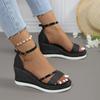 Fashion Women Sandals New Casual Platform High Heels Shoes for Women Wedges Luxury Fashion Sandals Summer Comfort Sexy Sandals Women