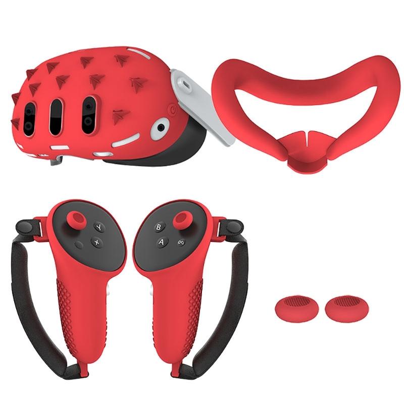 Необходимые 4 шт. аксессуаров для защиты VR-гарнитуры, рукоятки контроллера, колпачка джойстика, лицевых интерфейсов VR, кронштейна контроллера