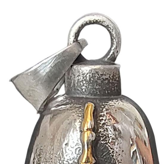 Подвеска в виде скелета руки, ожерелье, подвеска-колокольчик для мотоциклиста, подвеска-шарм с жестом 'отвали', подарок для мужчин и женщин