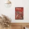 Vintage ToolTales Retro Metal Tin Sign  SnapOn Tools Garage Decor for Man Cave
