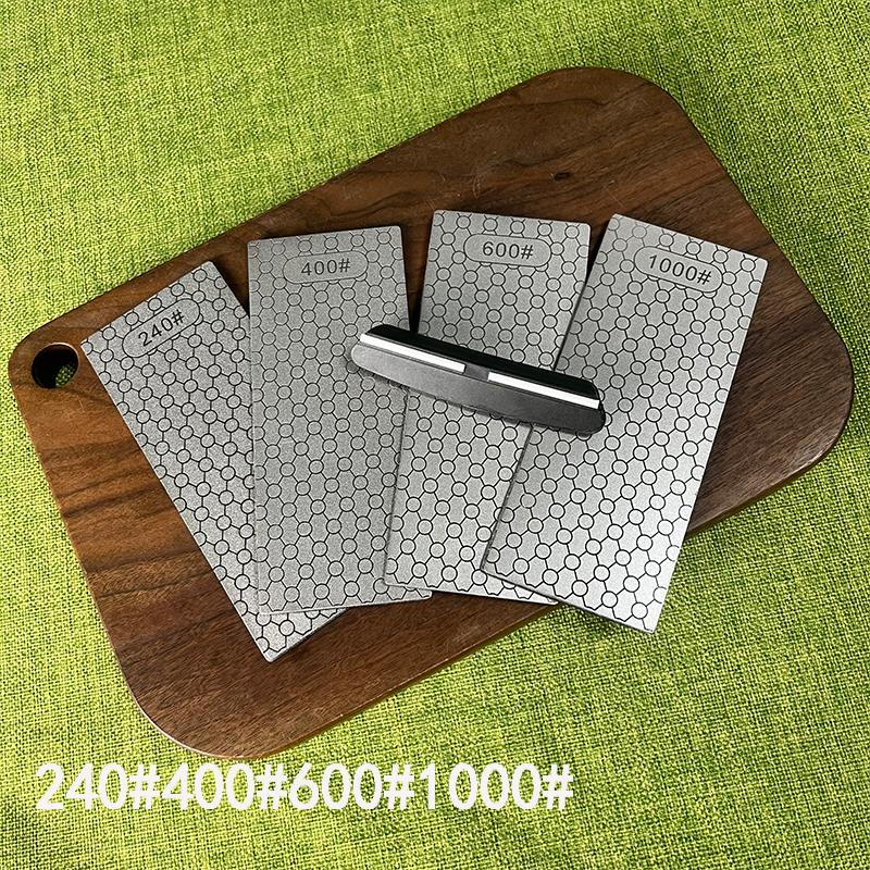 Diamond Sharpening Stone Knife Sharpener 151*63mm Ultra-thin Honeycomb Surface Knife Whetstone Kitchen Grinding Tool