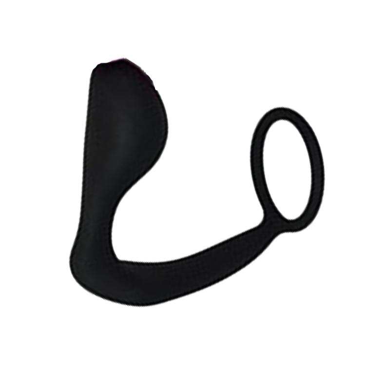 Мужская силиконовая анальная игрушка – анальная пробка, кольцо для члена и массажер простаты, задний самостимулятор, товар для взрослых