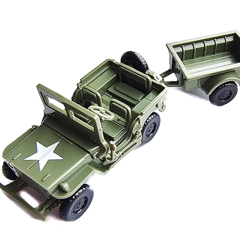 4D сборка 1/72 US Willys Mb универсальный автомобиль грузовик военный автомобиль мужская игрушка сборка своими руками внедорожная модель автомобиля
