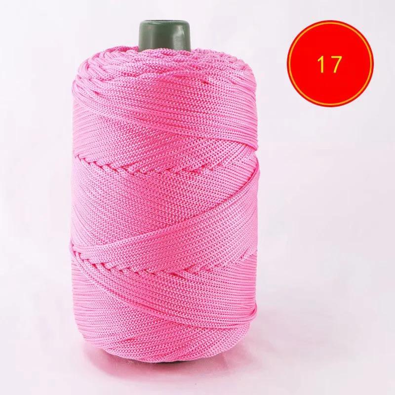 230 граммов легкой вискозной веревки Ice Rope, летняя шляпа от солнца, ручная работа, крючок для подушки, полая яркая шелковая пряжа средней толщины из шерсти