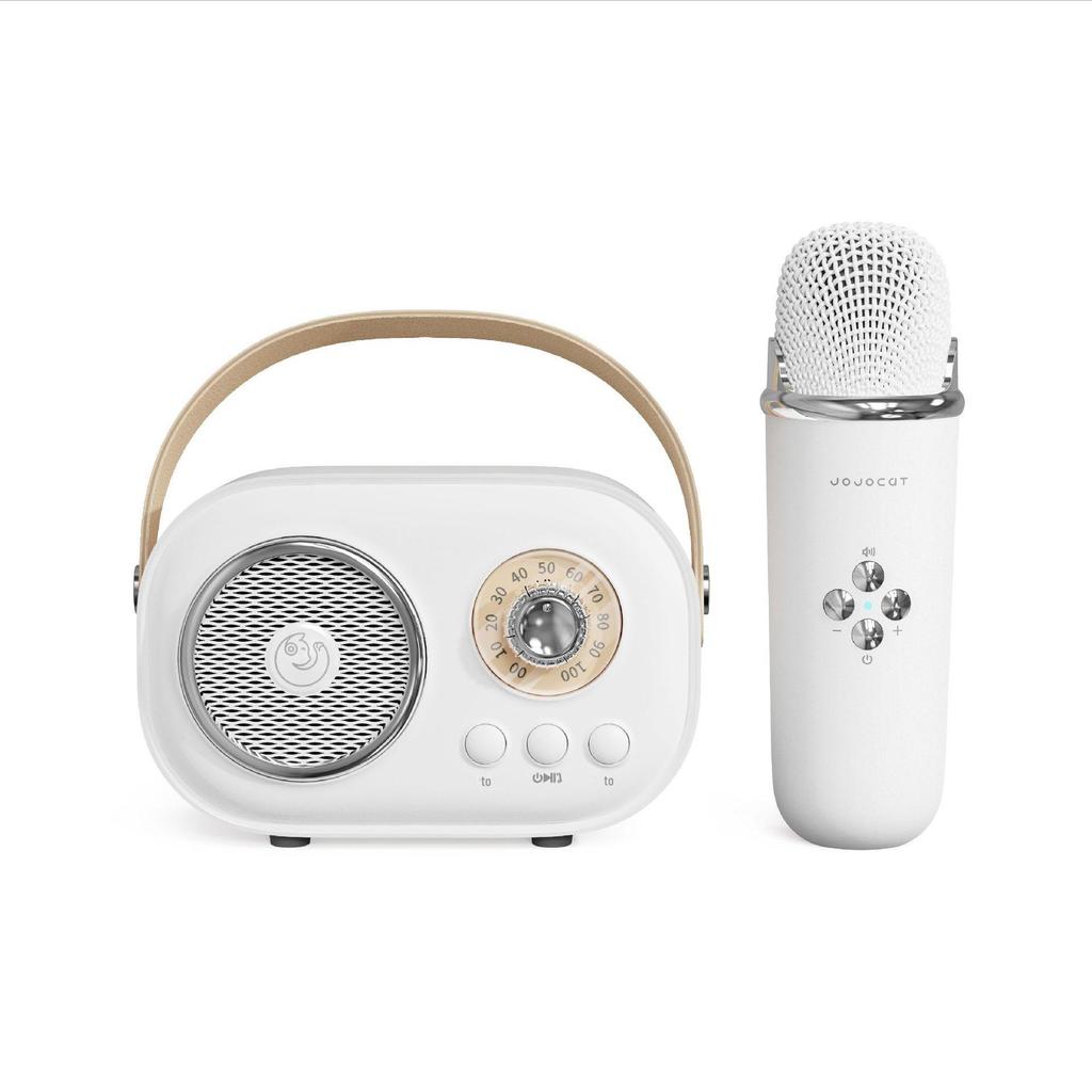 Retro Bluetooth KTV Microphone & Speaker: Portable Wireless Birthday Gift for Girls