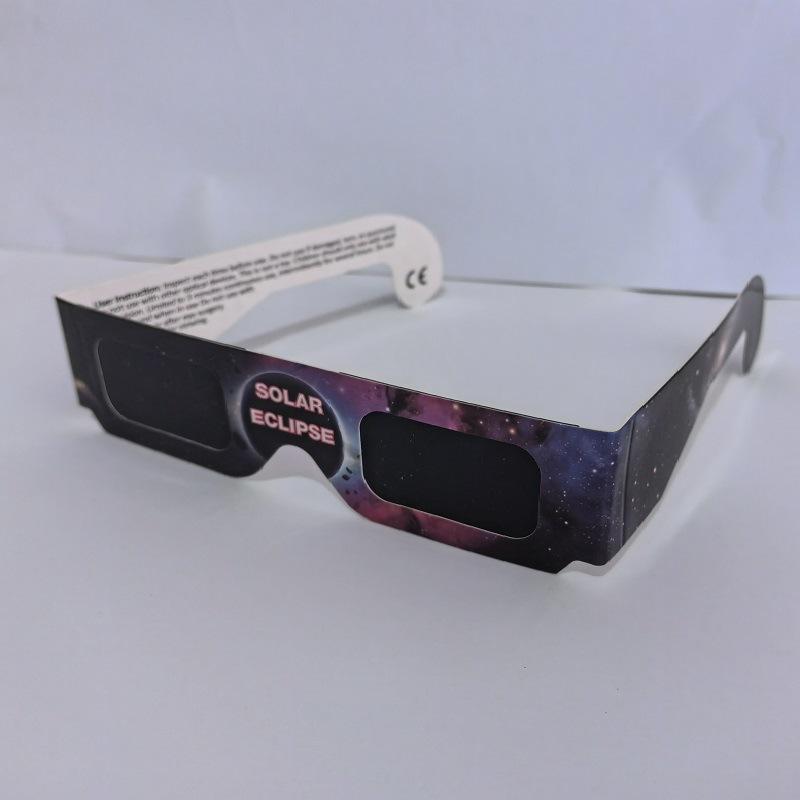 5Pcs Premium Eclipse Glasses AAS Approved Solar Eyeglasses CE and ISO Certified HD Filter Film Crisp Image Goggles Paper Eyewear