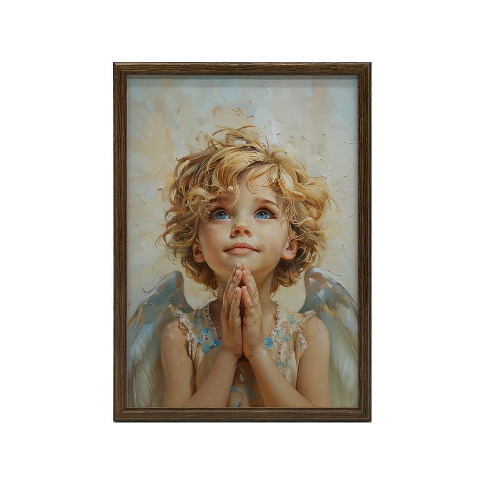 Poster Thoughts of an Angel Poster Thoughts of an Angel, 70X100 Cm, Unframed, Premium Canvas On Stretcher