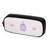 Pencil Case Durable 300D Polyester Spacious Storage Smooth Zipper with Main Compartment Mesh Pocket and Pen Slots for Boys Girls