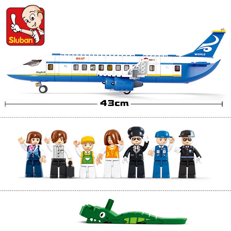 Конструктор Xiao Luban B0366 Здание Airbus для Детей - Рождественский Подарок