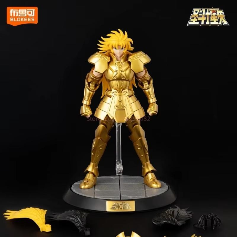 Blokees Saint Seiya Класс Чемпиона Близнецы Сага Феникс Икки Золотой Святой Классическая Аниме Фигурка Настольное Украшение Коллекционная Игрушка Подарок