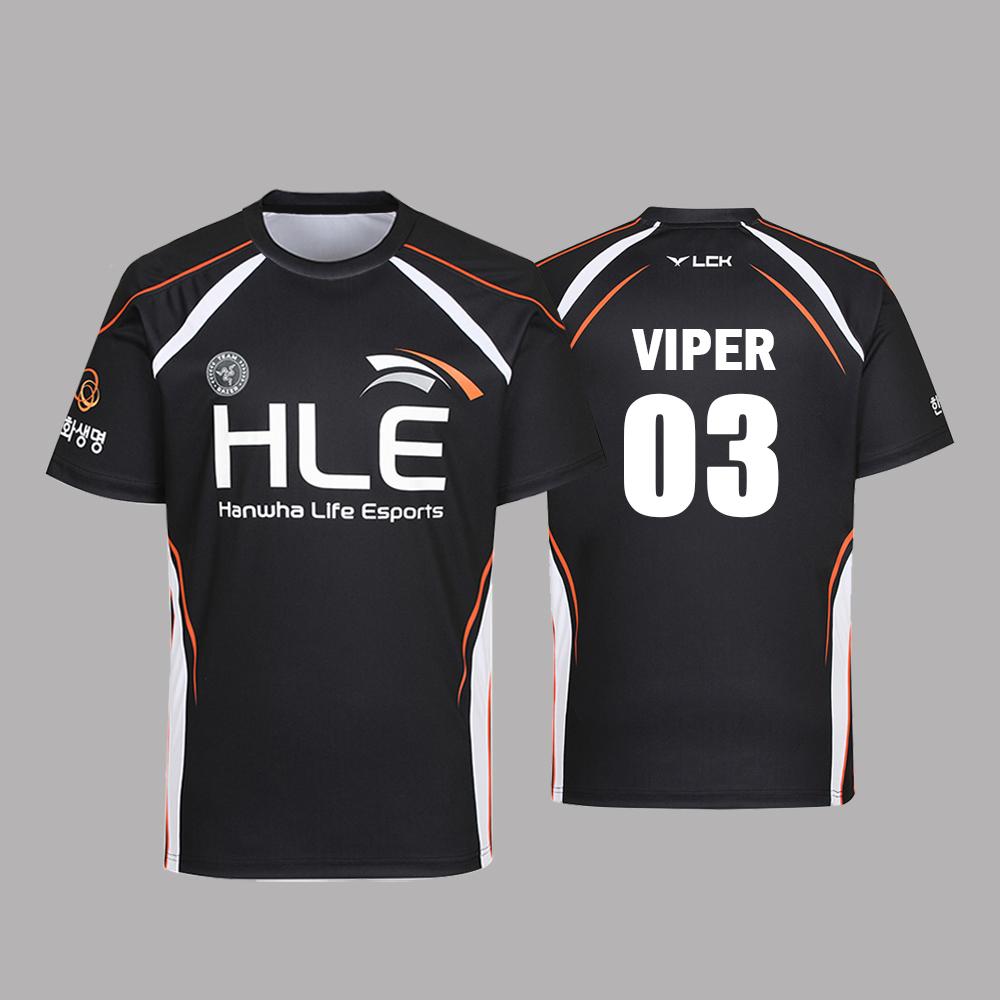 Новая форма клуба HLE Esports, футболка Zeus Viper League 2025 Of Legends, игровой спортивный тренировочный костюм, футболки, уличная одежда, свободные топы