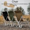 Уличный складной стул для кемпинга, пешего туризма, рыбалки, стул из ткани Оксфорд, портативный стул со спинкой, садовый стул для отдыха