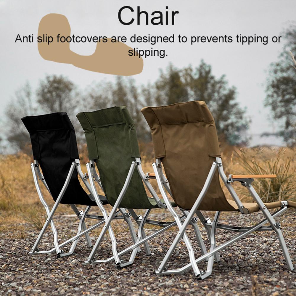 Уличный складной стул для кемпинга, пешего туризма, рыбалки, стул из ткани Оксфорд, портативный стул со спинкой, садовый стул для отдыха