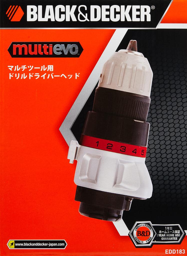 Головка дрели-шуруповерта Black and Decker EDD183 (ЧЕРНЫЙ+ДЕКЕР)