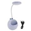 Small Desk Light with Pen Holder Comfortable Decorative Practical No Noise LED USB Small Table Lamp