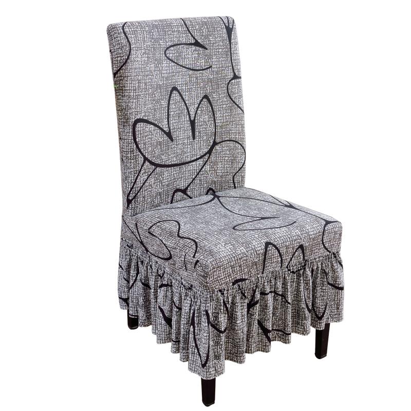 Stretch Spandex Dining Chair Cover Protectors Super Fit Banquet Chair Seat Slipcovers for El and Wedding Ceremony Chair Skirt