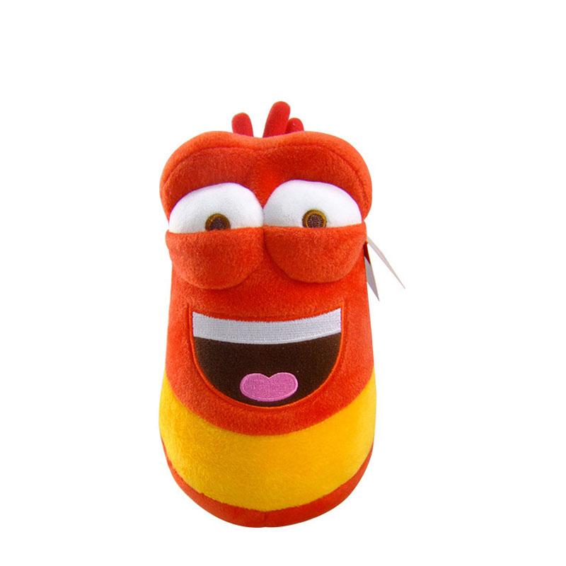 10cm Plush Toys Yellow Insect Red Insect Cartoon Larva Toys Stuffed Doll