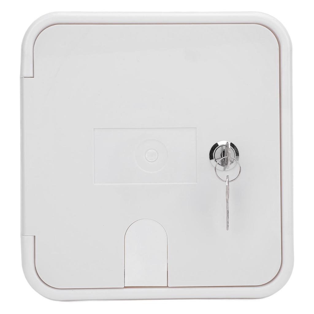 Крышка люка для шнура питания прицепа RV, дверной замок отсека для хранения электрического кабеля с 2 ключами