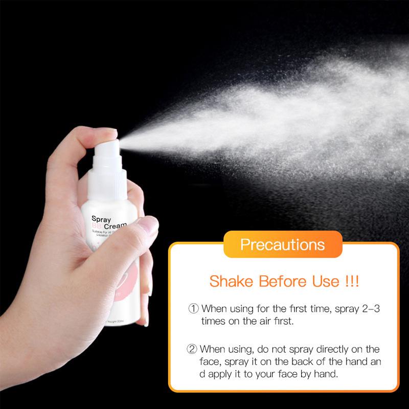 Natural Concealer Moisturizing Spray BB Cream Foundation Whitening Face Makeup Portable Lazy Cosmetics