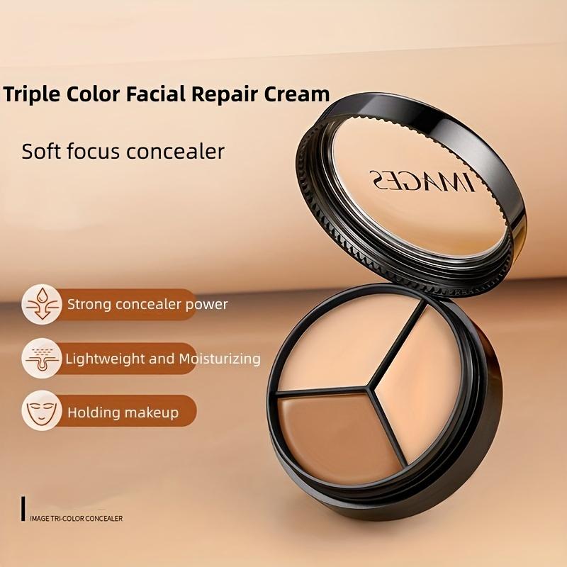 Крем-консилер Triple Color скрывает пятна, акне, темные круги, слезы и неровности контура лица. Длительно увлажняющая и наслаиваемая основа под макияж.
