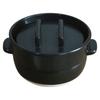 Kamoshika Tool Shop Rice Pot 3 Cups Black