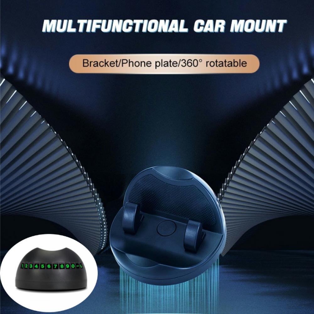 Держатель телефона на приборную панель автомобиля с парковочным номерным знаком для iPhone, универсальный противоскользящий силиконовый держатель для телефона на приборную панель автомобиля