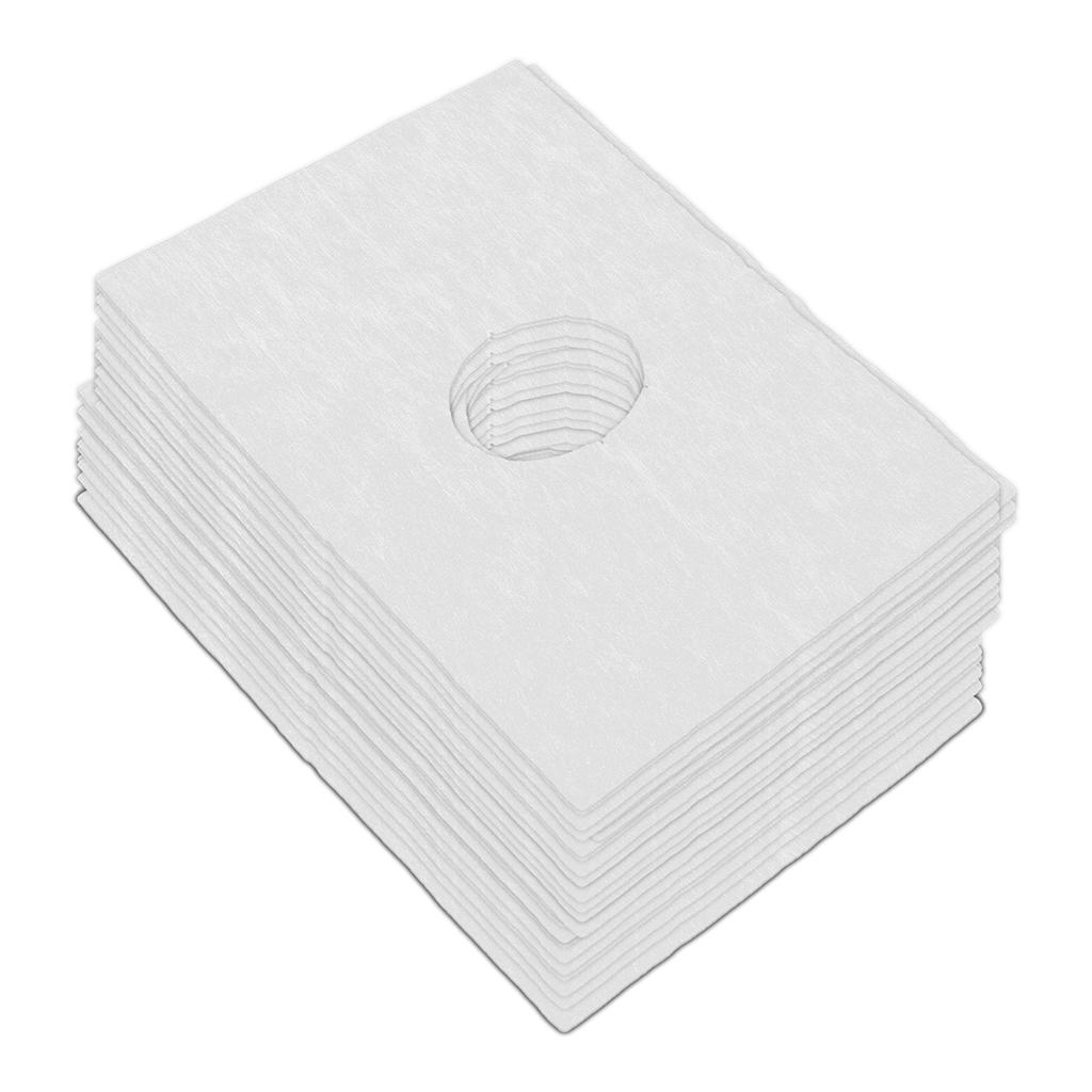 200pcs Round Hole Disposable Face Rest Cover NonWoven Fabric Massage Bed Table Face Covers