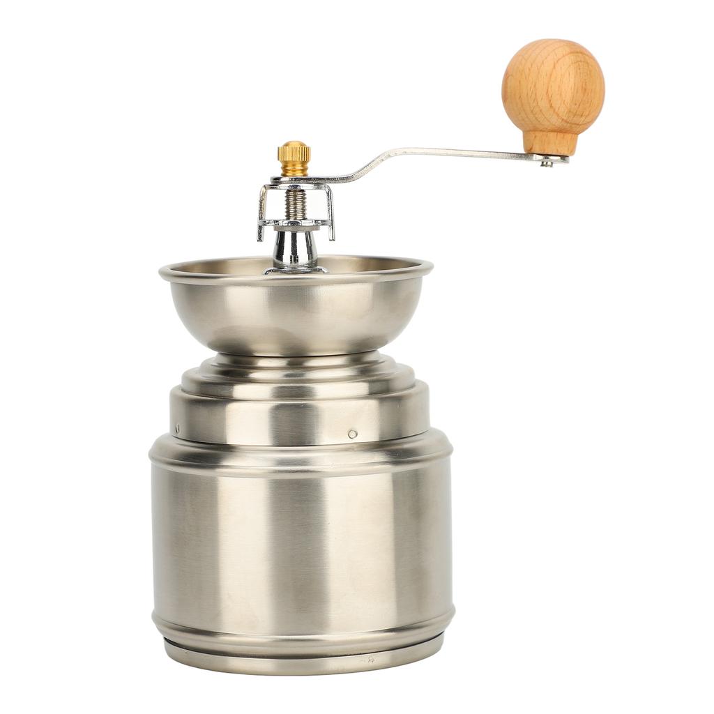 Ручная кофемолка из нержавеющей стали из массива дерева, ручная мельница для кофе в зернах для приготовления кофе