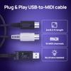 MIDI-кабель CME USB с фильтром и маппером 6,5 фута 2 м Модель U2MIDI Pro