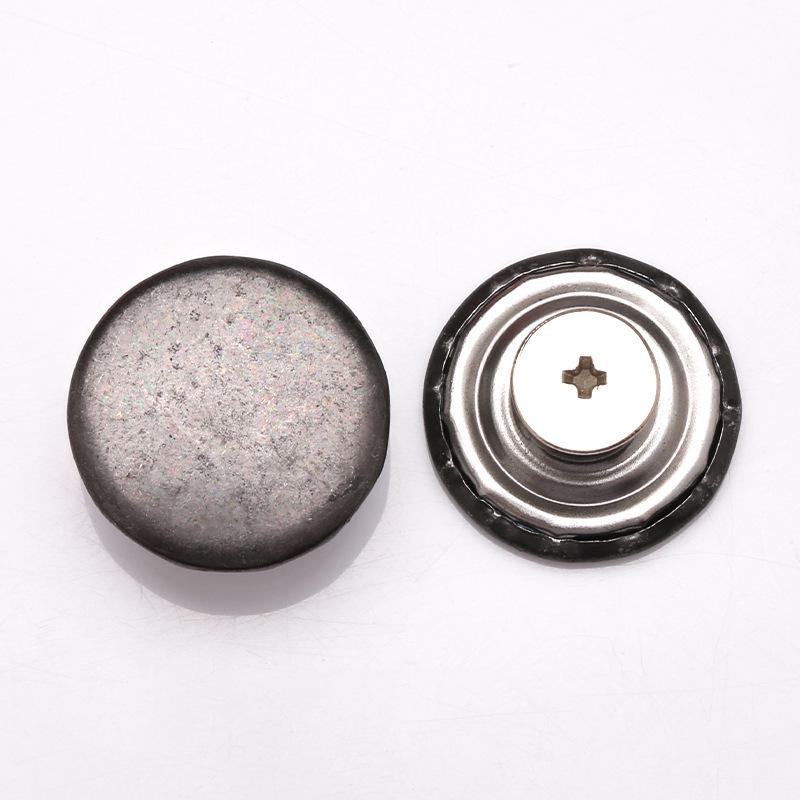 Регулируемые бесшовные металлические пуговицы для джинсовой ткани, съемная утягивающая талию волшебная кнопка