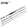 FTK 4 Stage Spinning Casting Speed Fishing Rod Ultra Light Carbon Fiber Travel for Freshwater Fishing
