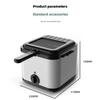 Household Electric Fryer Large Capacity Chicken Chops French Fries Fryer Snack Fryer Integrated